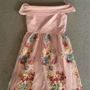 Vintage off the shoulder dress